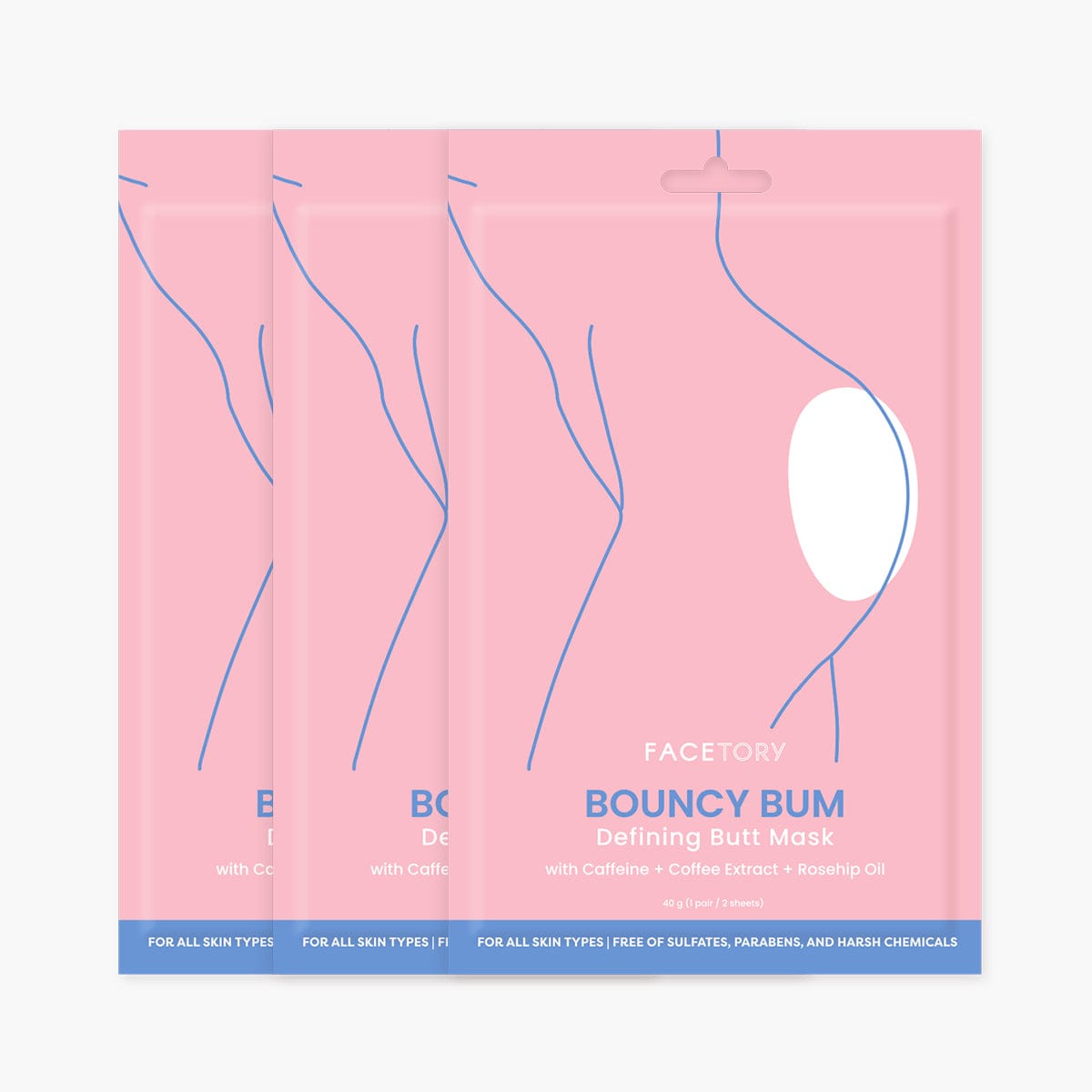 Bouncy Bum Defining Butt Mask- Caffeine and Rosehip Oil